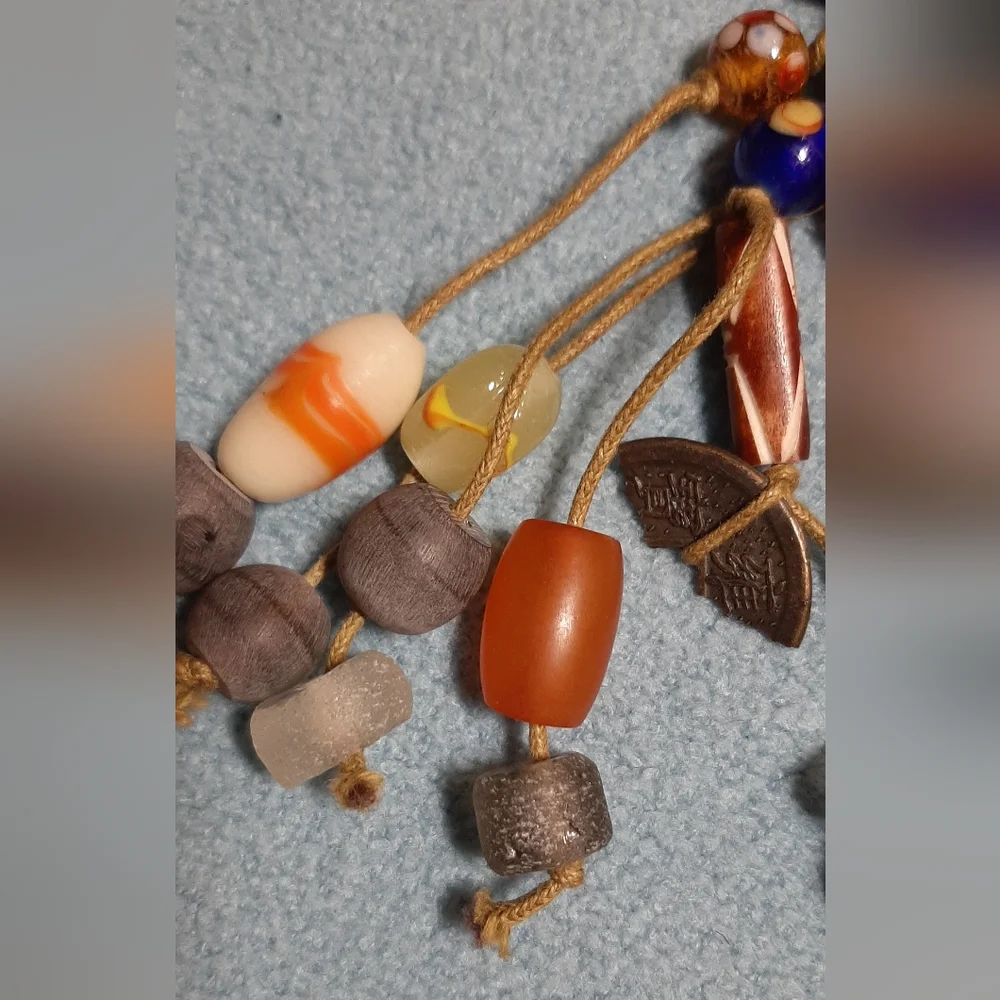 Wood Keychain w/ Charms